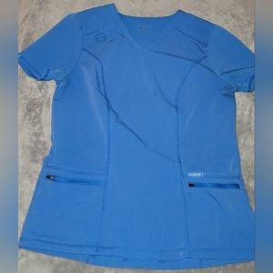 Jaanuu scrub top royal blue